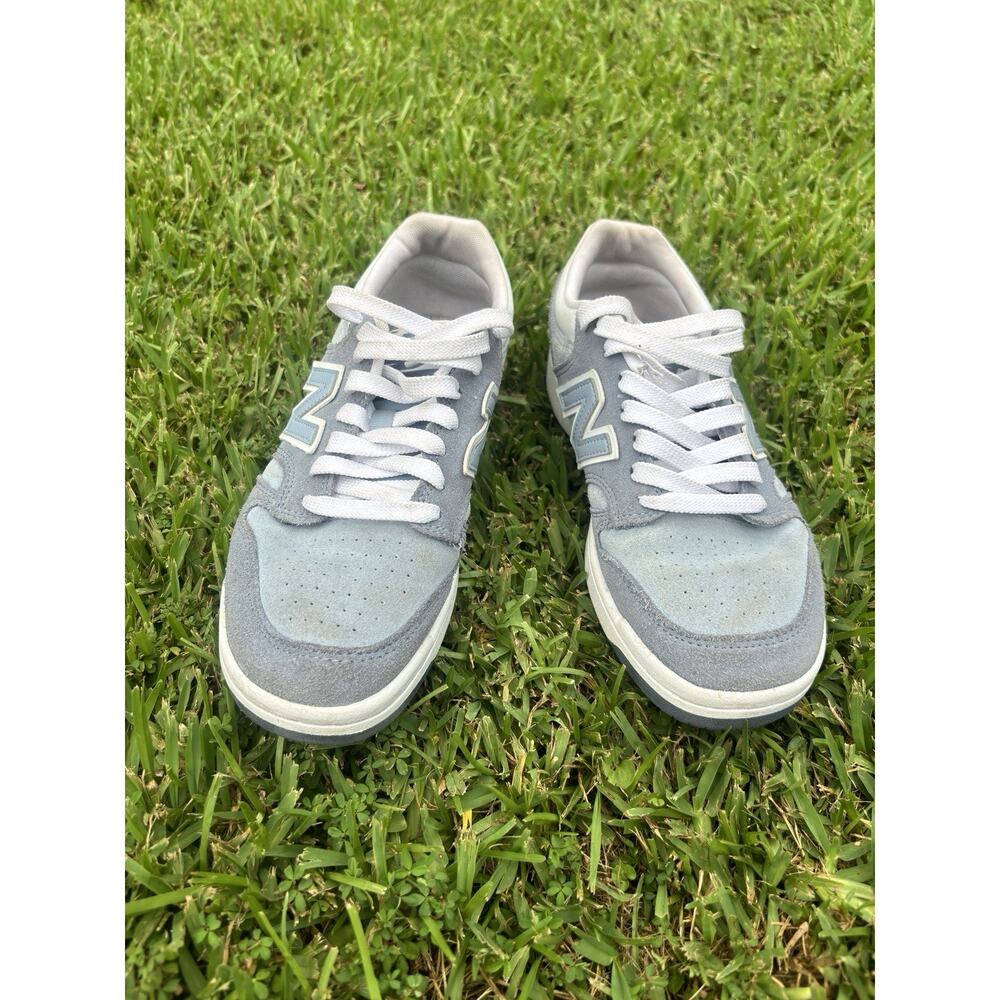 Size 6.5 Men’s New Balance BB480 Tennis Shoes Sneakers Women’s Size 8 Green Grey - Picture 6 of 8